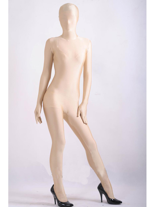 Skincolor Lycra Unicolor Unisex Zentai Suit - Click Image to Close